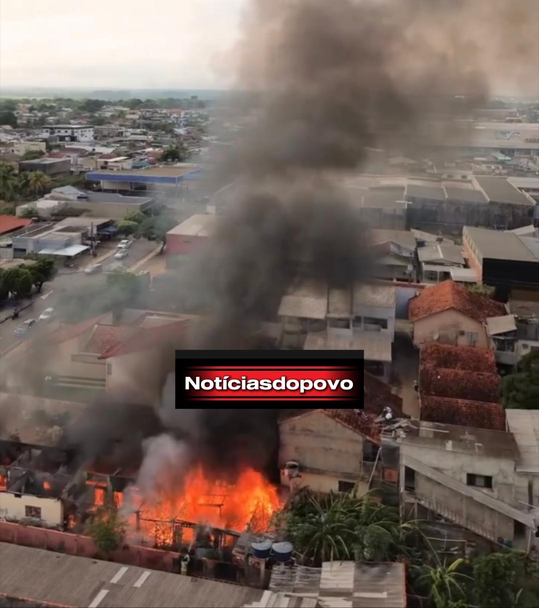  Vídeo Fogo  destrói casa