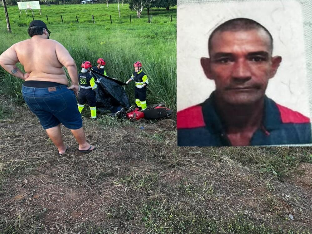 Motociclista morre em colisão