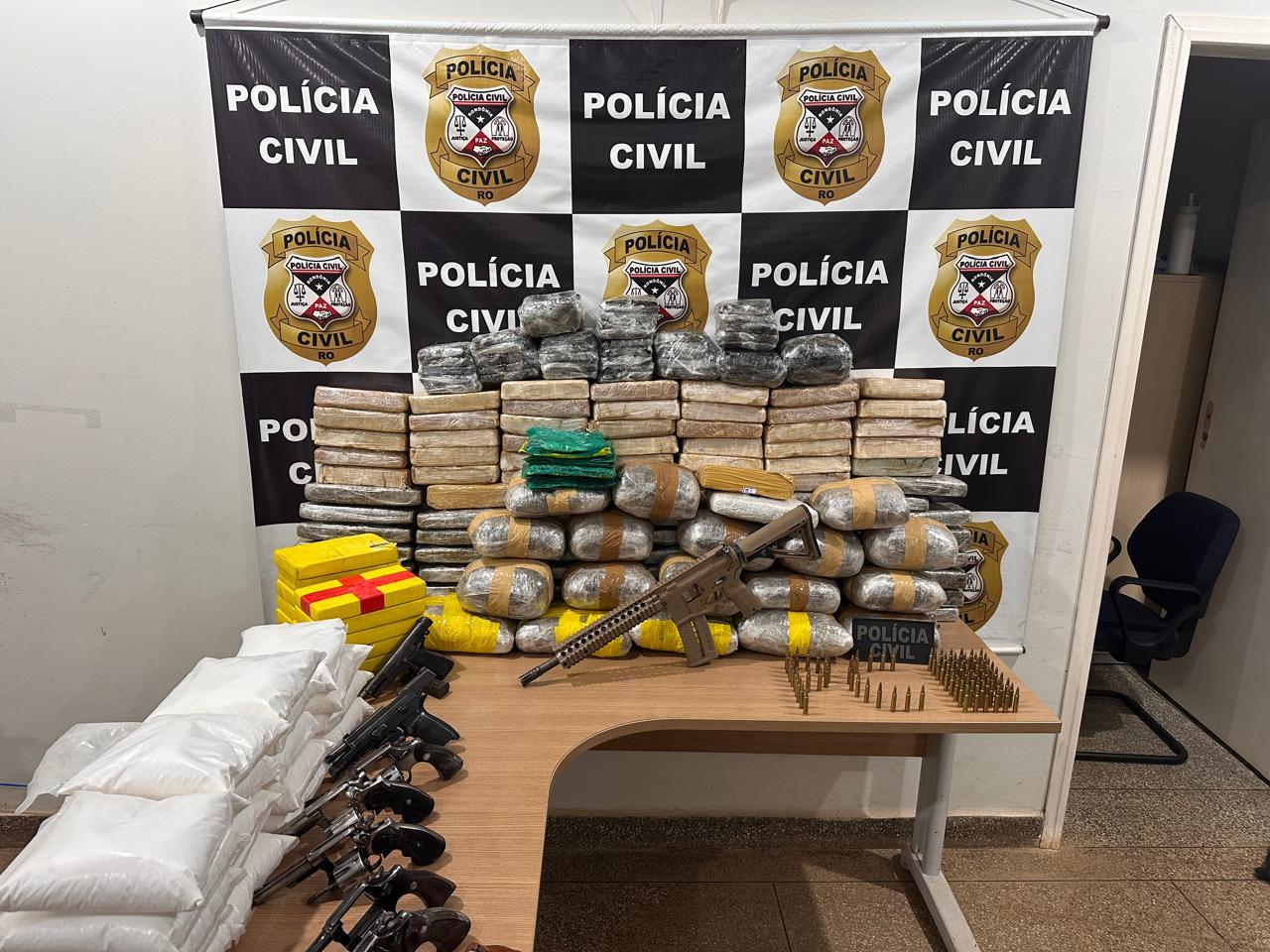  Vídeo:POLÍCIA CIVIL APREENDE CERCA DE 146 KG DE DROGAS