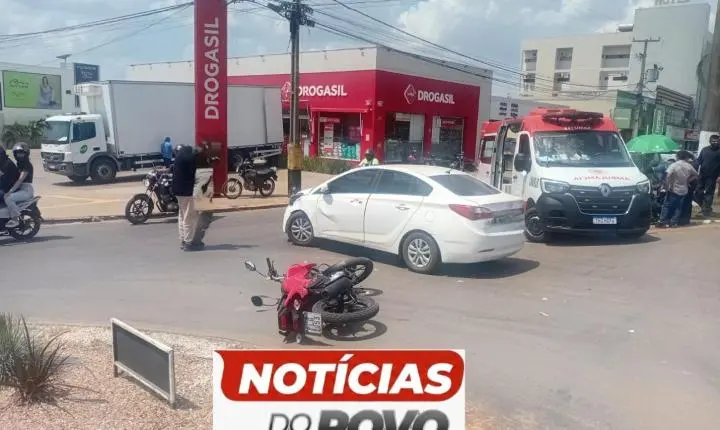 Acidente em rotatória 