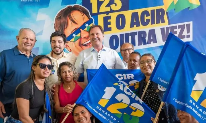 Acir lança candidatura ao senado .