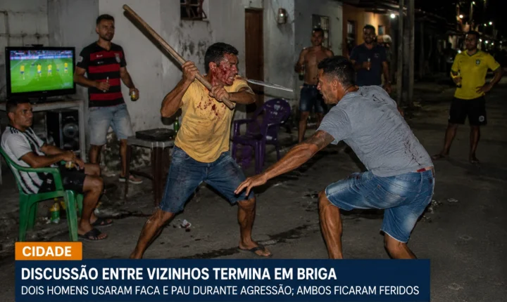 Briga de vizinhos.