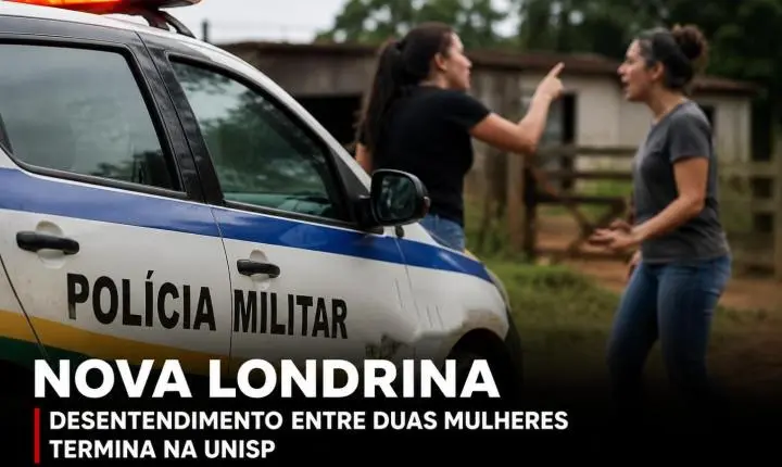 Briga entre duas mulheres acaba na delegacia. 