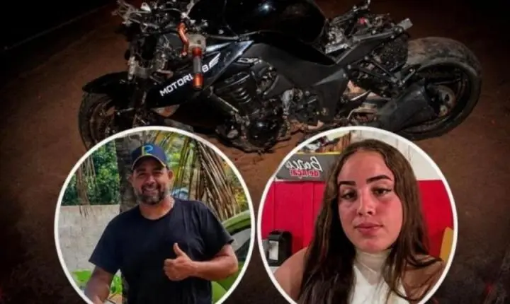 Casal morre após acidente. 