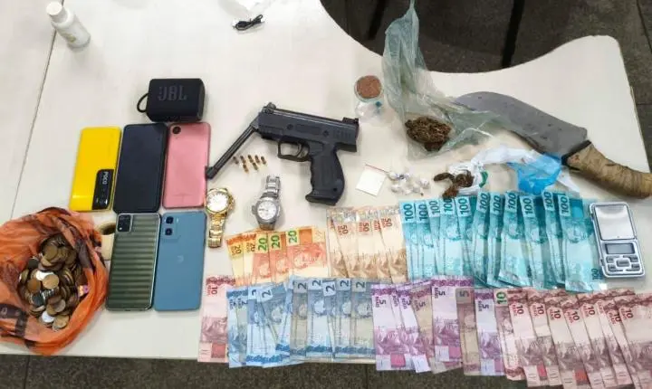 DROGAS ARMA, E DINHEIRO.