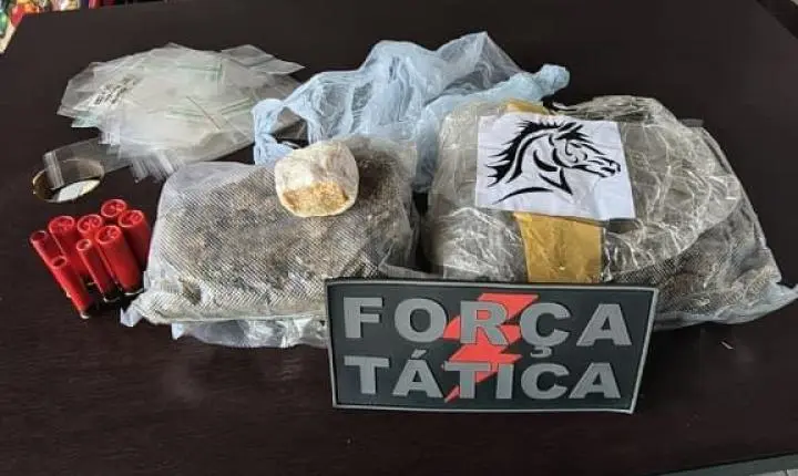 DROGAS E MUNIÇÕES