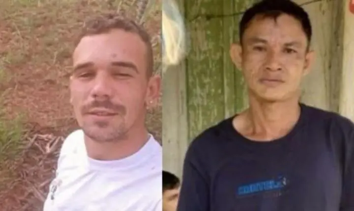 Duplo homicídio,Homens são motos a tiros.