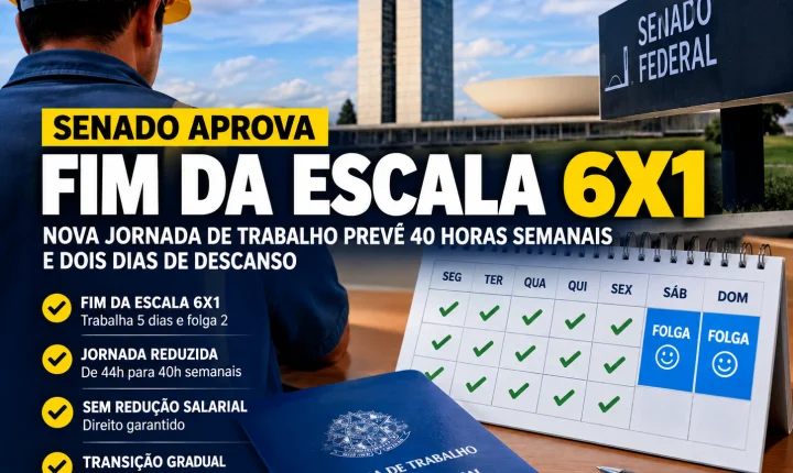 FIM DA ESCALA 6X1