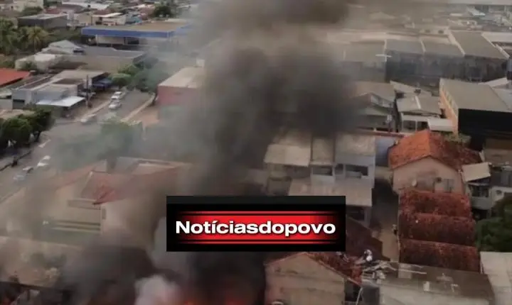  Vídeo Fogo  destrói casa