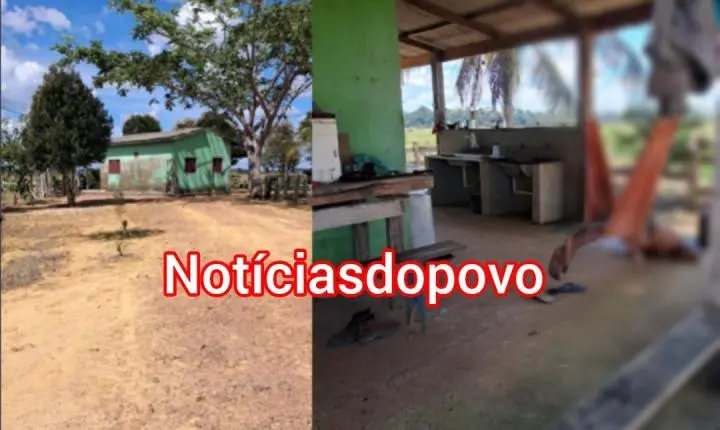 Homem é encontrado morto em fazenda.