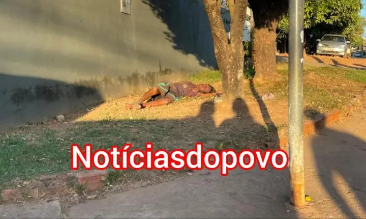 Homem é encontrado morto em via pública.