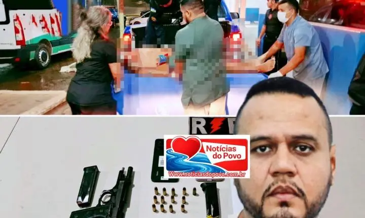 Homem é morto em confronto. 