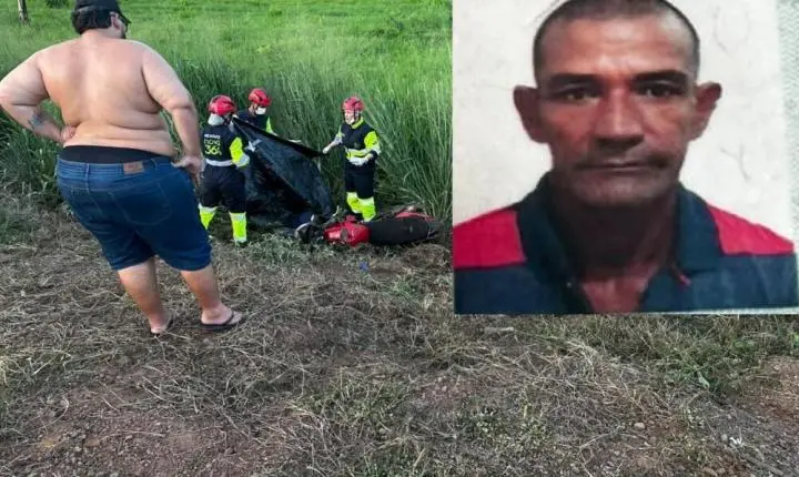 Motociclista morre em colisão