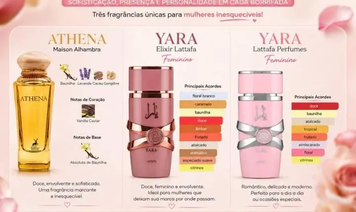 Perfumes árabes femininos chegam a Ji-Paraná.